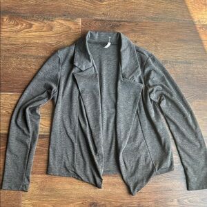 Olivia Moon Gray Open Front Cardigan | Olivia Moon Gray Cardigan | Olivia Moon